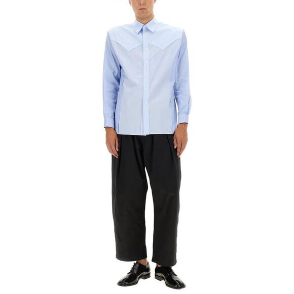 MAISON MARGIELA Men's Western Style Button-Up Shirt Men AZURE Shirts